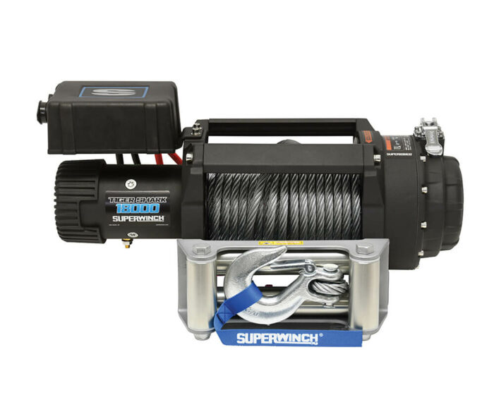 Tiger Shark winch with wire cable