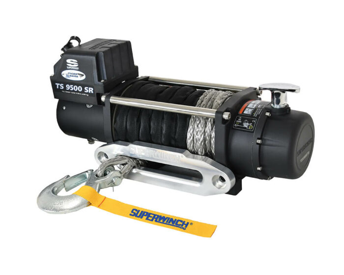 Superwinch Tiger Shark 9500 met liertouw