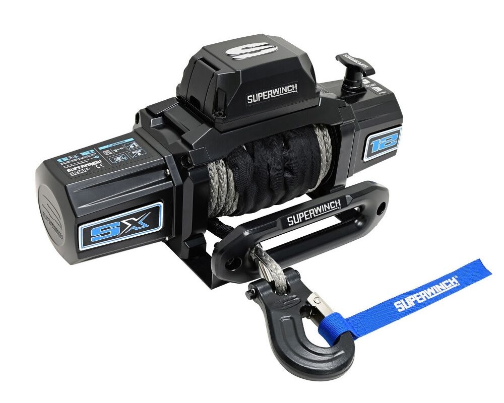Superwinch SX 12 | 12V | 5443kg | Synthetic Rope | 1712203