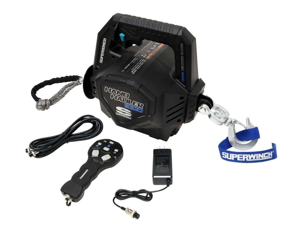 Superwinch Hand Hauler 1000 | 24V Battery | 454kg | Synthetic Rope | 1710002 - Image 2